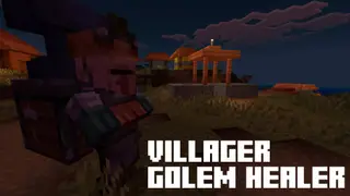 Villager Golem Healer Addon (26.x, 1.21) – MCPE/Bedrock Mod