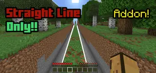 Walk Straight Line Only Pack Addon (1.21, 1.20) – MCPE/Bedrock Mod
