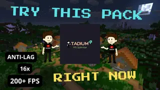 Tadium Optimizer Pack (26.x, 1.21) – MCPE/Bedrock