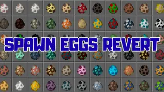 Spawn Eggs Revert Texture Pack (26.x, 1.21) – MCPE/Bedrock
