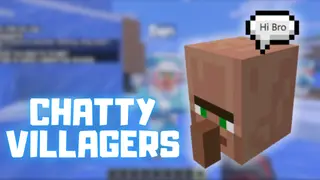 Chatty Villagers Addon (1.21, 1.20) – MCPE/Bedrock Mod