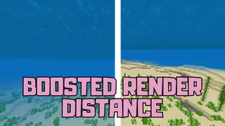 Boosted Render Distance Pack (1.21, 1.20) – MCPE/Bedrock