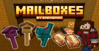 Mailboxes Addon (1.21, 1.20) – MCPE/Bedrock Mod