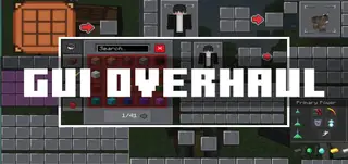 Blockify GUI Overhaul Texture Pack (1.21, 1.20) – MCPE/Bedrock