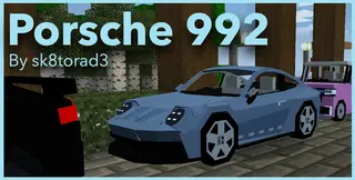 Porsche 992 911 Addon (1.21, 1.20) – MCPE/Bedrock Mod