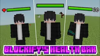 Blockify Health Indicator Texture Pack (1.21, 1.20) – MCPE/Bedrock