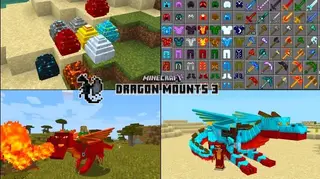 Dragon Mounts 3 Addon (26.x, 1.21) – MCPE/Bedrock Mod