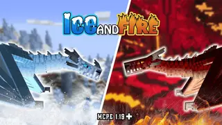 Ice and Fire Addon (26.33+, 1.21) – MCPE/Bedrock Dragon Mod