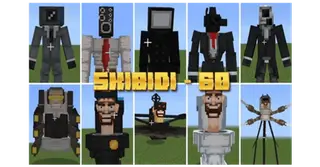 Skibidi Toilet 62 Addon (1.21, 1.20) – MCPE/Bedrock Mod
