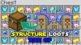 OP Structures Loots Addon (26.x, 1.21) – MCPE/Bedrock Mod
