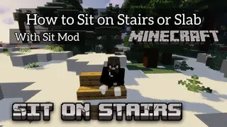 Sit on Stairs Addon (1.21, 1.20) – MCPE/Bedrock Mod