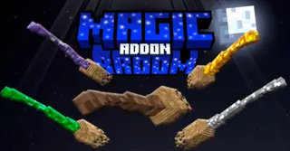 Magic Broom Addon (1.21, 1.20) – MCPE/Bedrock Mod