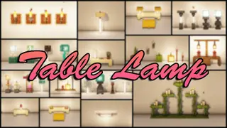 Table Lamp Addon (26.x, 1.21) – MCPE/Bedrock Mod