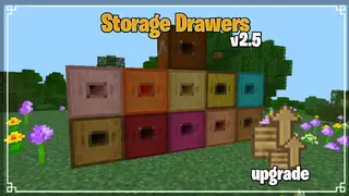 Storage Drawers Addon (1.21, 1.20) – MCPE/Bedrock Mod