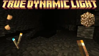 True Dynamic Light Addon (26.x, 1.21) – MCPE/Bedrock Mod