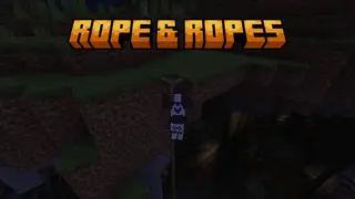 Rope & Ropes Addon (26.x, 1.21) – MCPE/Bedrock Mod