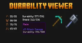 Durability Viewer Addon (26.x, 1.21) – MCPE/Bedrock Mod