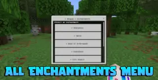 All Enchantments Menu Addon (26.x, 1.21) – MCPE/Bedrock Mod