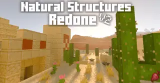 Natural Structure Redone Addon (1.21, 1.20) – MCPE/Bedrock Mod