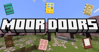 Moor Doors Addon (26.x, 1.21) – MCPE/Bedrock More Doors Mod