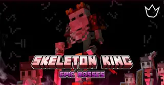 Skeleton King Addon (1.21, 1.20) – MCPE/Bedrock Epic Bosses Mod