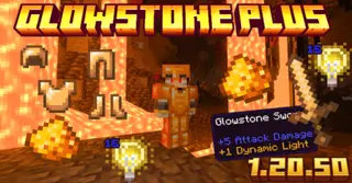 Glowstone Plus Addon (1.21, 1.20) – MCPE/Bedrock Mod