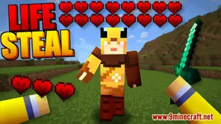 Lifesteal Addon (1.21, 1.20) – MCPE/Bedrock Mod