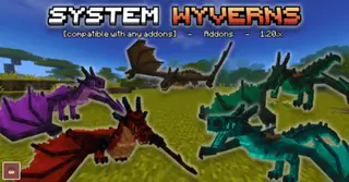 System Wyverns Addon (1.21, 1.20) – MCPE/Bedrock Mod