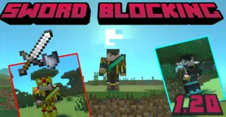 Sword Blocking Addon (1.21, 1.20) – MCPE/Bedrock Mod