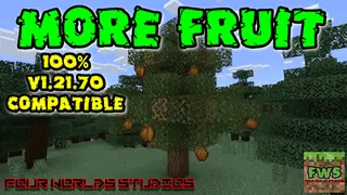 More Fruit FWS Addon (26.x, 1.21) – MCPE/Bedrock Mod