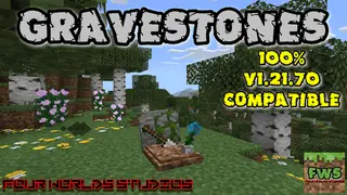 Gravestones FWS Addon (26.x, 1.21) – MCPE/Bedrock Mod