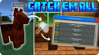 Catch ’Em All Addon (26.x, 1.21) – MCPE/Bedrock Mod