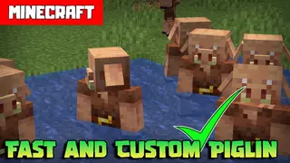 Fast and Custom Piglin Barter Addon (26.x, 1.21) – MCPE/Bedrock Mod