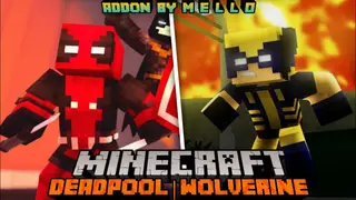 Deadpool and Wolverine Addon (1.21, 1.20) – MCPE/Bedrock Mod