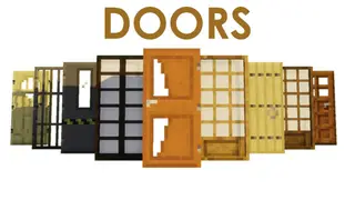 Colorful Doors Addon (26.x, 1.21) – MCPE/Bedrock Mod