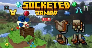 Socketed Armor Addon (1.21, 1.20) – MCPE/Bedrock Mod