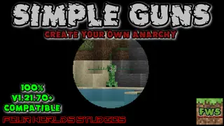 Simple Guns FWS Addon (26.x, 1.21) – MCPE/Bedrock Mod