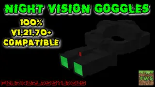 Night Vision Goggles FWS Addon (26.x, 1.21) – MCPE/Bedrock Mod