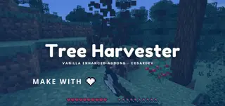 Tree Harvester Addon (26.x, 1.21) – MCPE/Bedrock Mod