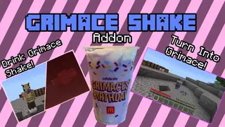 Grimace Shake Addon (26.x, 1.21) – MCPE/Bedrock Mod