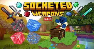 Socketed Weapons Addon (1.21, 1.20) – MCPE/Bedrock Mod