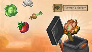 Farmer's Delight Addon (1.21, 1.20) – MCPE/Bedrock Mod