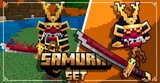 Samurai Set Addon (1.21, 1.20) – MCPE/Bedrock Mod