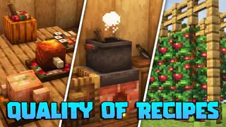 Quality Of Recipes Addon (26.x, 1.21) – MCPE/Bedrock Mod