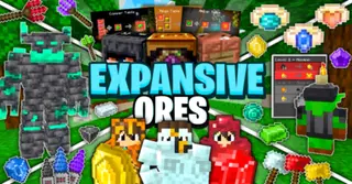 Expansive Ores Addon (1.21, 1.20) – MCPE/Bedrock Mod