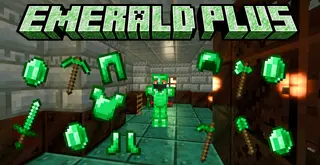 Emerald Plus Addon (26.x, 1.21) – MCPE/Bedrock Mod