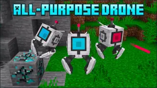 All-Purpose Drone Addon (26.x, 1.21) – MCPE/Bedrock Mod