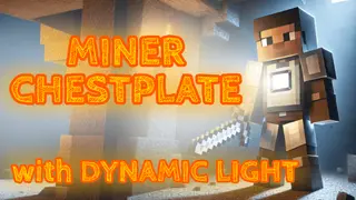 Miner Chestplate with Dynamic Light Addon (26.x, 1.21) – MCPE/Bedrock Mod