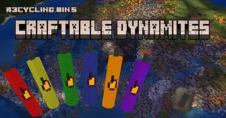 TNT Dynamite Throwable Weapons & Equipment Addon (1.21, 1.20) – MCPE/Bedrock Mod
