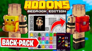 Multi Backpack Addon (26.x, 1.21+) – MCPE/Bedrock Mod